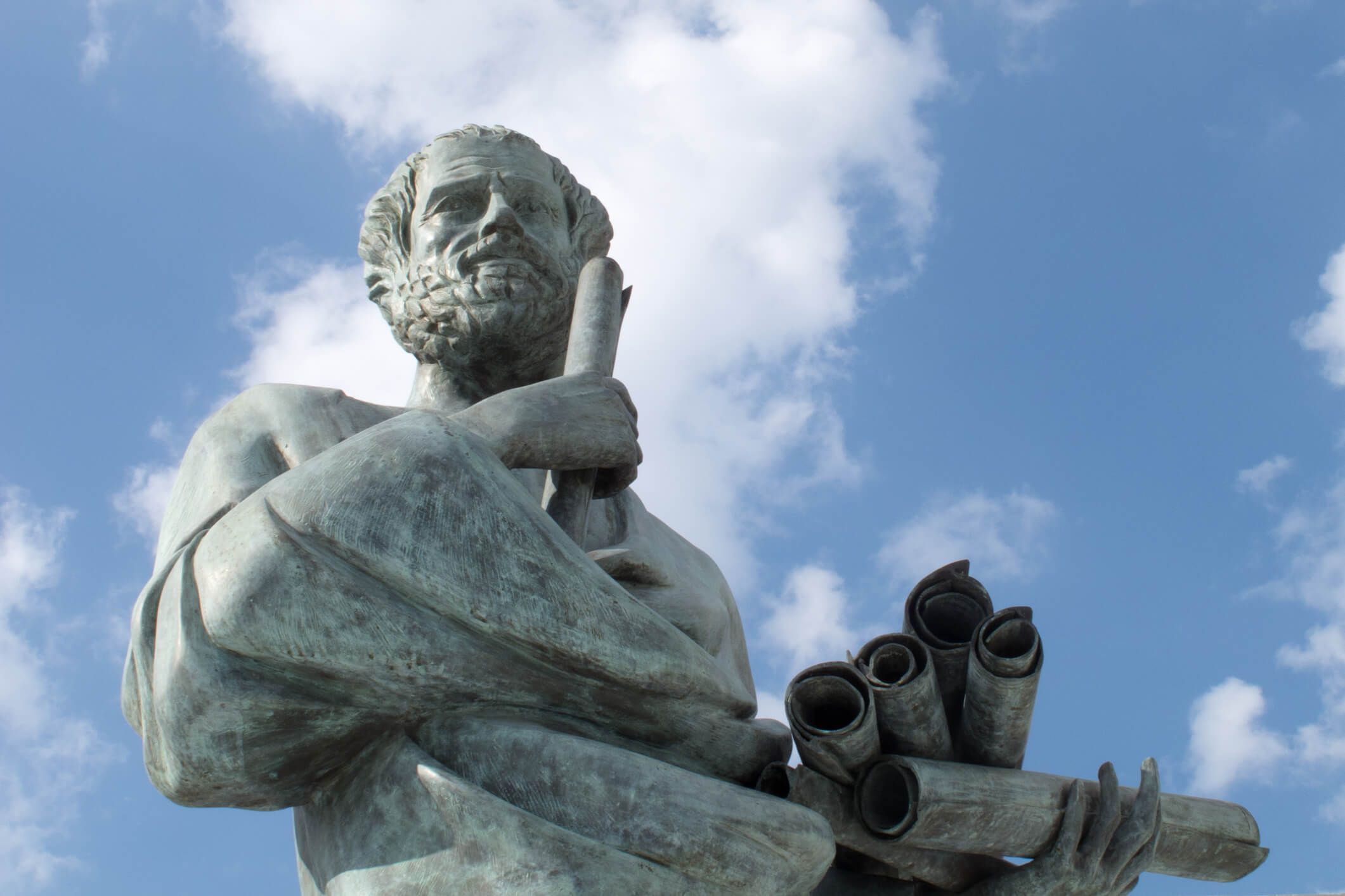 Statue of Aristotle (the lefty/iStock via Getty Images)