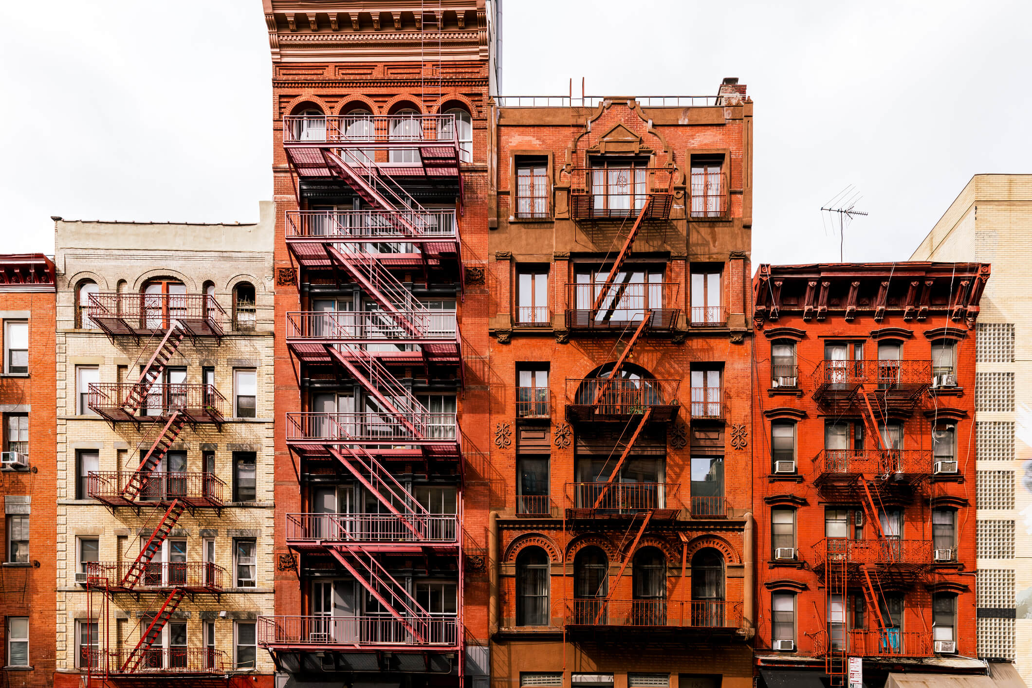 Apartment buildings in East Village, New York City, USA (Alexander Spatari/Moment via Getty Images)