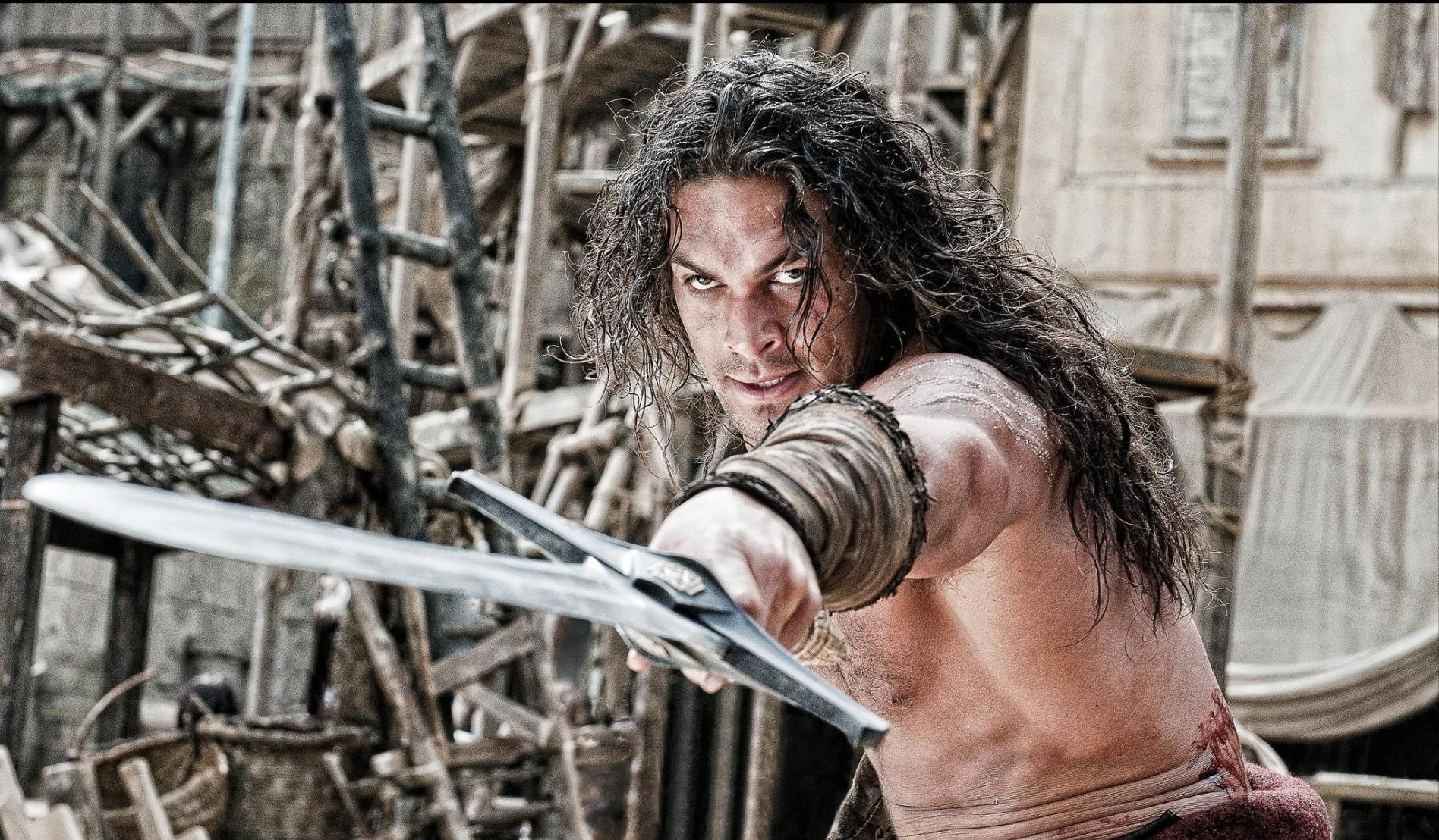 Jason Momoa in the 2011 film adaptation of Conan the Barbarian (Simon Varsano, Lionsgate)