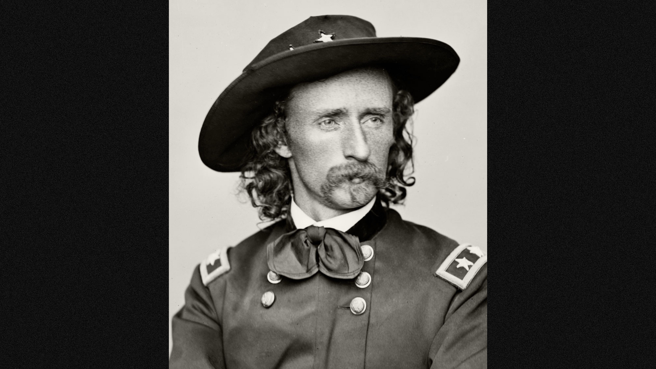 George Armstrong Custer in black and white, May 1865 (Library of Congress, Prints and Photographs Division)