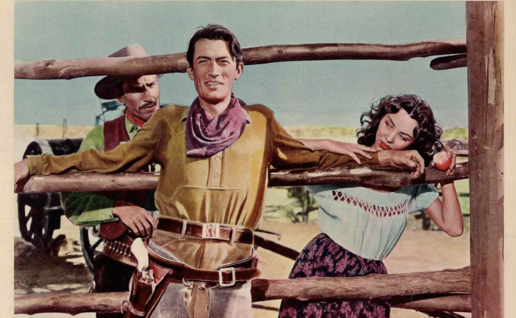 Gregory Peck as Lewton McCanles and Jennifer Jones as Pearl Chavez in Duel in the Sun (1946) (IMDb)