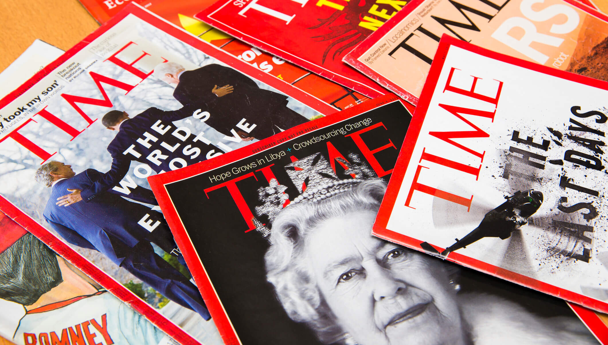Time magazines (Yongyuan Dai/Getty Images)