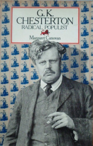 Book cover of G. K. Chesterton: Radical Populist, by Margaret Canovan